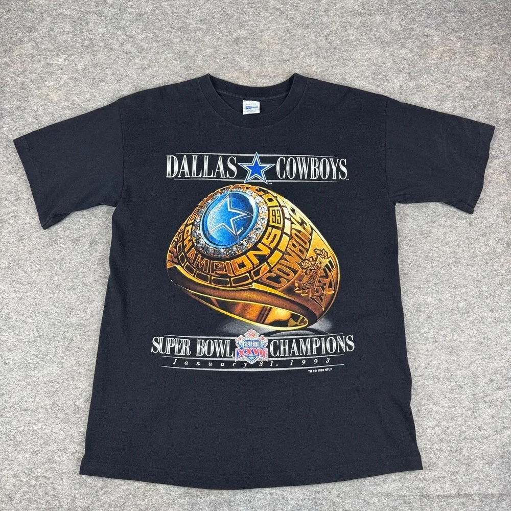 VTG Salem Sportswear Dallas Cowboys Super Bowl Champions 1993‎ Tee Mens Large L